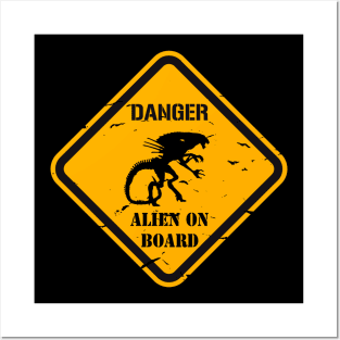 Danger alien Posters and Art